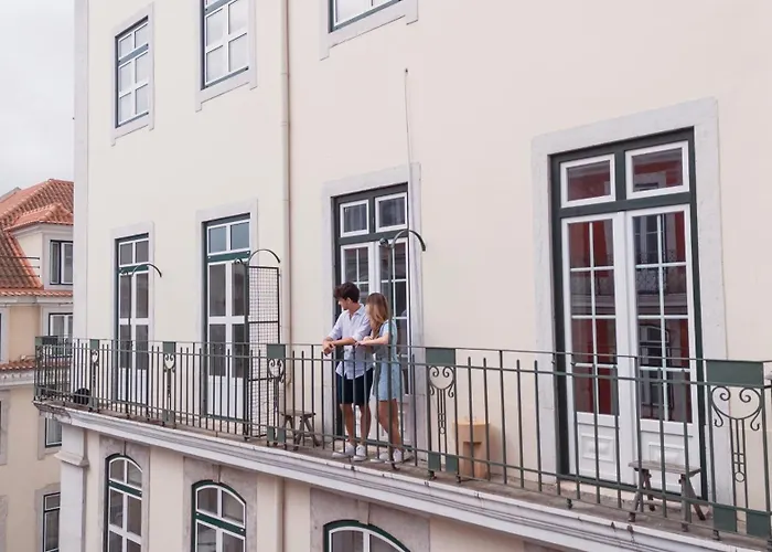 Designer Loft With Balcony In Historic Baixa شقة Lisboa