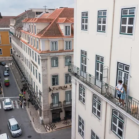 Designer Loft With Balcony In Historic Baixa Lägenhet Lisboa